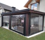 Lona lisa/cristal para toldo