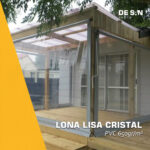 Kit Toldo Vertical + Lona Lisa Cristal transparente PVC 650gr/m² - Imagen 2