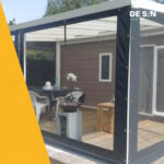 Kit Toldo Vertical + Lona Lisa Cristal transparente PVC 650gr/m² - Imagen 5