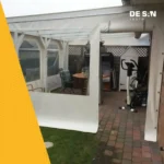 Lona Lisa Cristal transparente PVC 650gr/m²  Toldo, Galerías, Cerramientos - Imagen 6