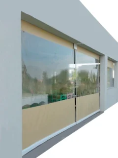 Lona Lisa Cristal transparente PVC 650gr/m²  Toldo, Galerías, Cerramientos
