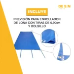 Lona Lisa PVC 560 gr/m² Cubre Pileta Piscina Cobertor Medida Estándar - Imagen 7