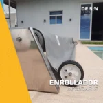 Enrollador Para Lona Cubre Pileta Piscina Inoxidable - Imagen 2