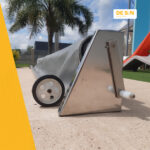Enrollador Acero Inoxidable Premium Para Lona Cubrepileta Piscina - Imagen 4