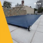 Enrollador Para Lona Cubre Pileta Piscina Pintado - Imagen 4