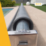 Enrollador Acero Inoxidable Premium Para Lona Cubrepileta Piscina - Imagen 6