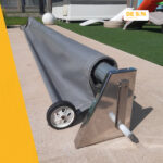 Enrollador Acero Inoxidable Premium Para Lona Cubrepileta Piscina - Imagen 7