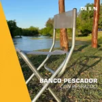 Banco Pescador Con Respaldo Plegable - Imagen 2