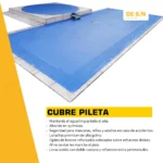 Cubrepileta Cobertor Piscina Lona Lisa Medida Personalizada - Imagen 3