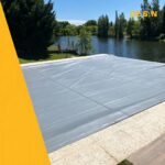 Lona Microperforada PVC 250 gr/m² CubrePileta Piscina Cobertor a Medida - Imagen 6