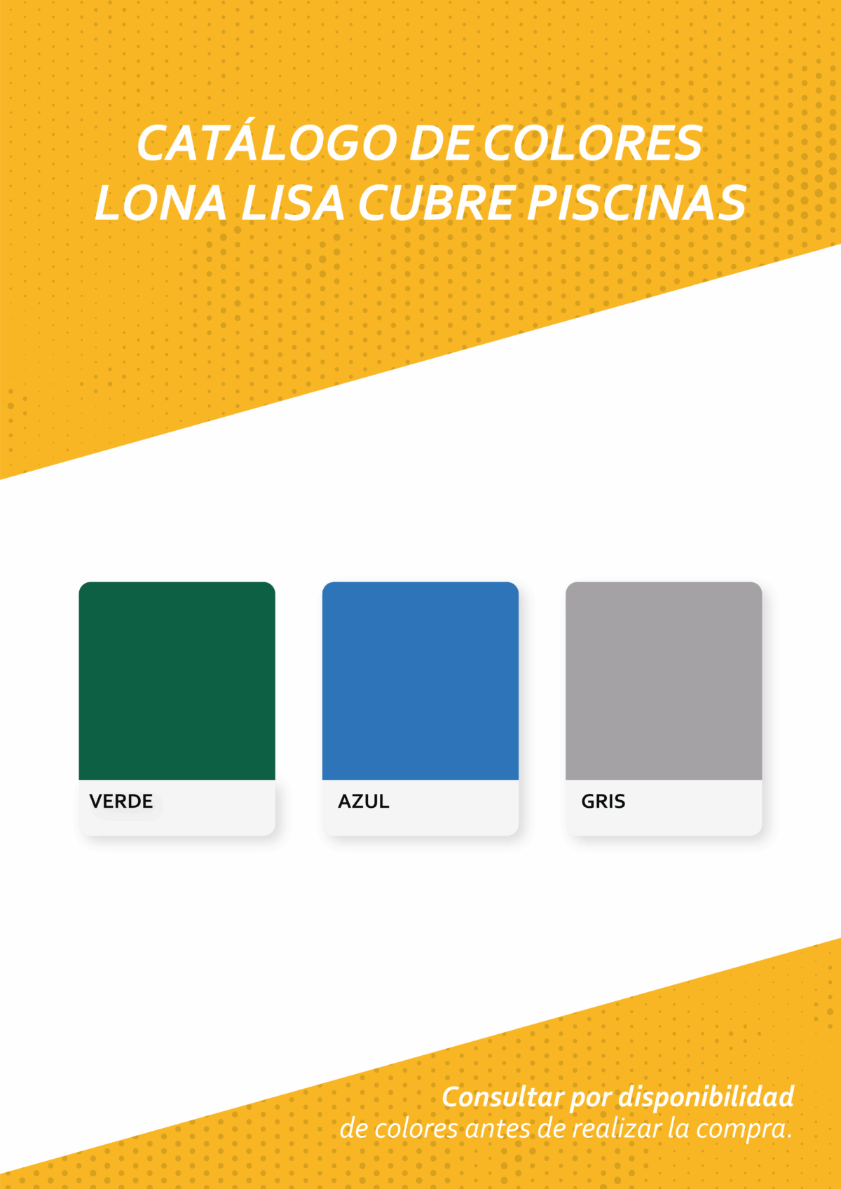Kit Cubrepileta Cobertor Lona Lisa PVC Con Enrollador Pintado al Horno - Imagen 17