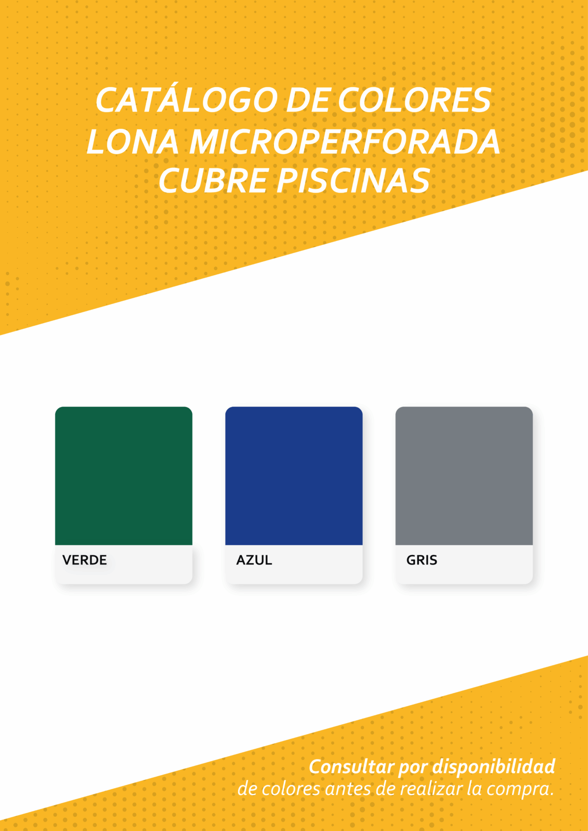Lona Microperforada PVC 250 gr/m² CubrePileta Piscina Cobertor a Medida - Imagen 12