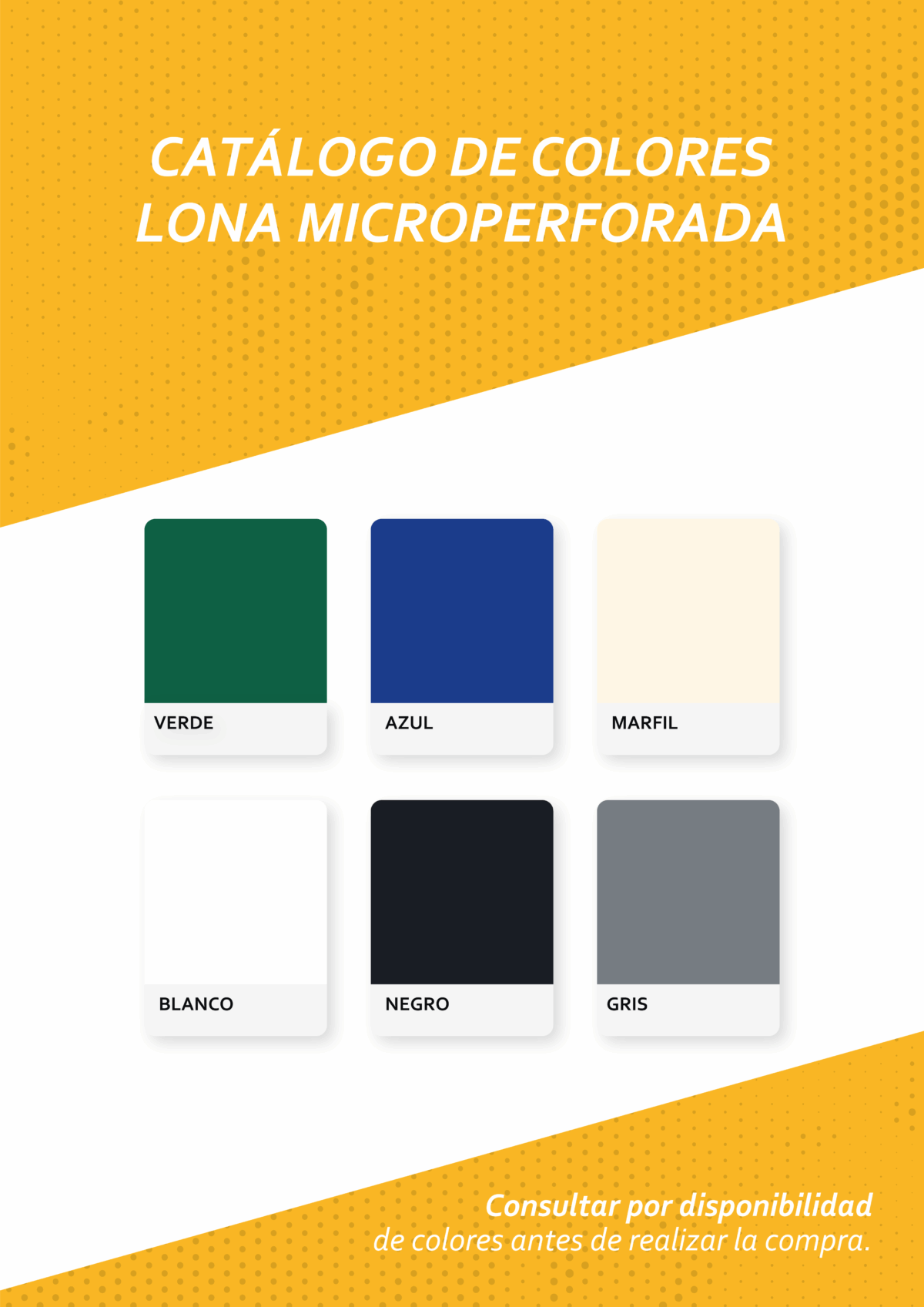 Lona Microperforada PVC 250 gr/m² Toldos, Pérgolas, Techos - Imagen 9