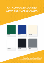 Lona Microperforada PVC 250 gr/m² Toldos, Pérgolas, Techos - Imagen 9