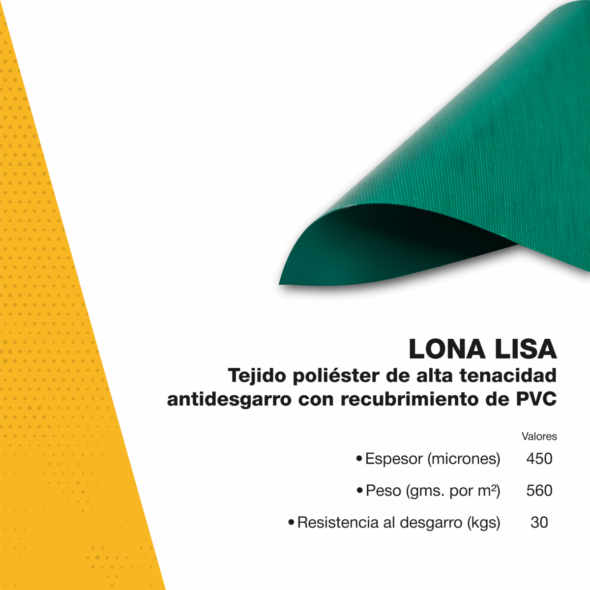 Lona Lisa PVC 560g/m² Fabricación a Medida Multiuso - Imagen 2