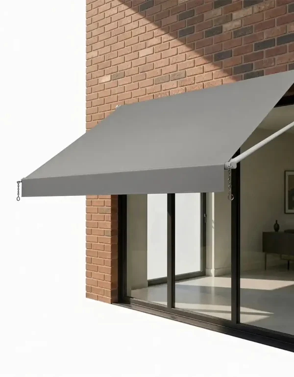Toldo Vertical Brazo Punto Fijo + Lona Lisa