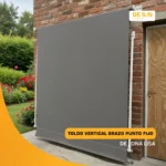 Toldo Vertical Brazo Punto Fijo + Lona Lisa - Imagen 2