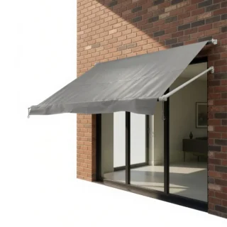 Toldo Vertical Brazo Punto Fijo + Lona Lisa