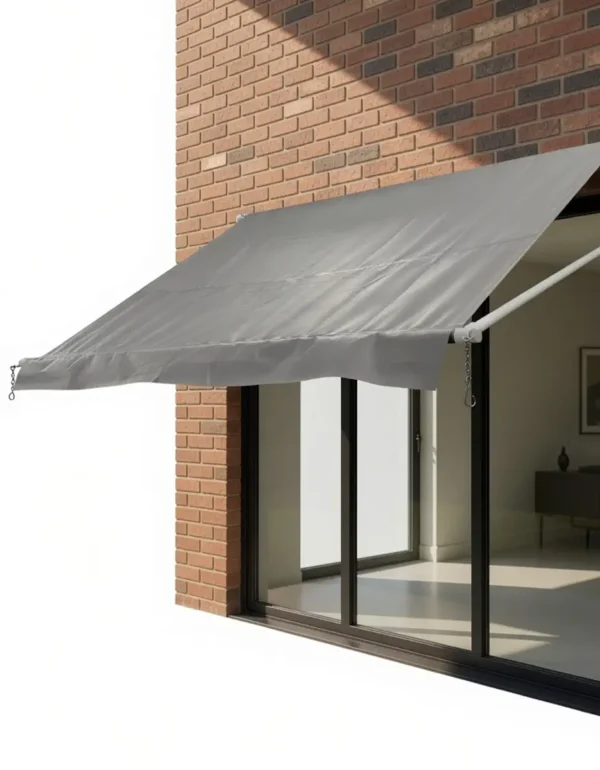 Toldo Vertical Brazo Punto Fijo + Lona Lisa