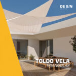 Toldo Vela Decorativa Triangular Media Sombra 4,9x4x3 Mts - Imagen 2