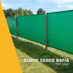 Cubre Cerco Lona Rafia 130grs - Imagen 2