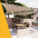 Toldo Vela Decorativa Triangular Media Sombra 4,9x4x3 Mts - Imagen 6