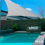 Toldo Vela Decorativa Triangular Media Sombra 4,9x4x3 Mts - Imagen 8