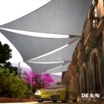 Toldo Vela Decorativa Triangular Media Sombra 4,9x4x3 Mts - Imagen 7