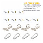 Kit Instalación Anclaje Vela Rectangular - Imagen 2