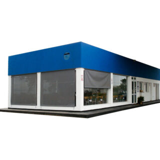 Kit Toldo Vertical + Lona Lisa PVC 560 g/m²