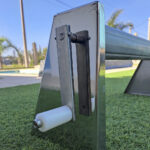 Kit Cubrepileta Cobertor Lona Lisa PVC + Enrollador Acero Inoxidable - Imagen 6