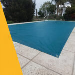 Lona Microperforada De 250gr/m² Cubre Pileta Piscina Cobertor Medida Estándar - Imagen 8