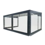 Toldo Vertical + Lona Lisa Cristal Transparente