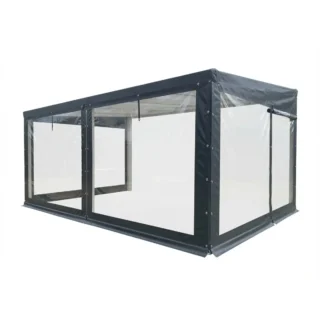 Toldo Vertical + Lona Lisa Cristal Transparente