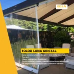 Toldo Vertical + Lona Lisa Cristal Transparente - Imagen 3