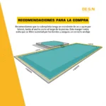 Cubrepileta Cobertor Piscina Lona Microperforada Medida Estándar - Imagen 6