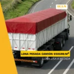 Lona Lisa Pesada 650gr Camión Acoplado Chasis Semi Confección A Medida - Imagen 2