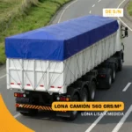 Lona Lisa 560 gr Camión Acoplado Chasis Semi Confección A Medida - Imagen 2