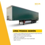 Lona Lisa Pesada 650gr Camión Acoplado Chasis Semi Confección A Medida - Imagen 3