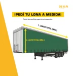 Lona Lisa SIDER Pesada 800gr Confección A Medida - Imagen 4