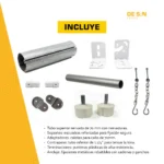 Sistema Enrollador Toldo Vertical Motorizable - Imagen 2