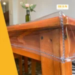 Mantel encastrable PVC lona cristal impermeable - Imagen 5