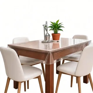 Mantel encastrable PVC lona cristal impermeable