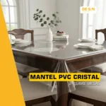 Mantel Imperable PVC cristal cubre mesas - Imagen 2