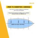 Funda Lancha Cubre Cobertor Lona A Medida - Imagen 7