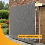 Toldo Vertical Brazo Punto Fijo + Lona Microperforada - Imagen 2