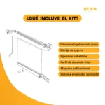 Sistema Enrollador Toldo Vertical Premium Reforzado - Imagen 3
