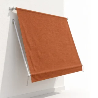Toldo Vertical Brazo Punto Fijo + Lona Microperforada