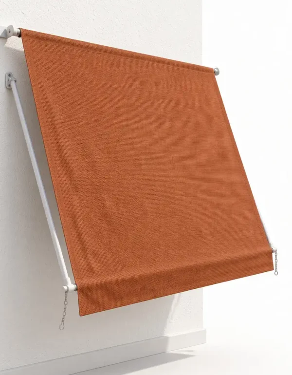 Toldo Vertical Brazo Punto Fijo + Lona Microperforada
