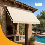 Toldo Vertical Brazo Punto Fijo + Lona Microperforada - Imagen 9